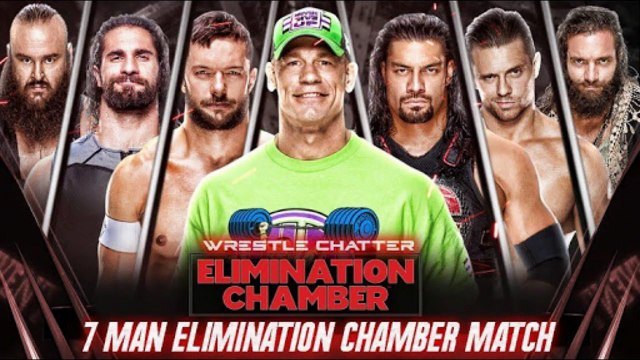 WWE Elimination Chamber 2018 men's Elimination chamber Match prediction WWE 2K18