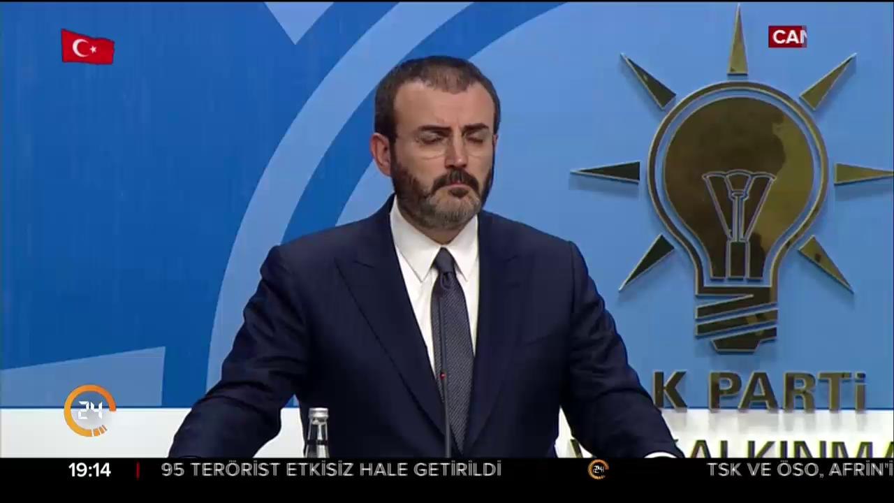 AK Parti sözcüsü Mahir Ünal, MYK sonrası açıklama yaptı