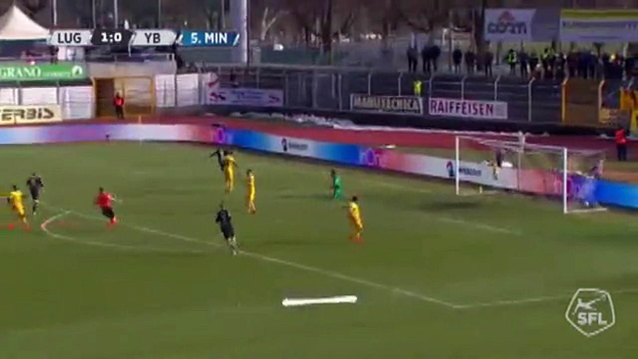 Lugano 1:0 Young Boys (Switzerland. Super League. 4 March 2018)