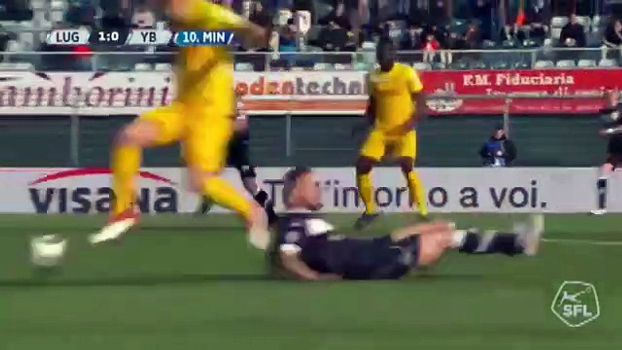 Lugano 1:1 Young Boys (Switzerland. Super League. 4 March 2018)