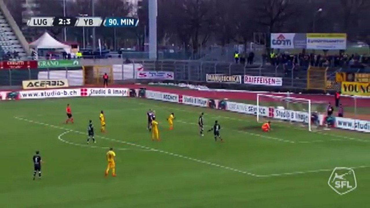 Lugano 2:4 Young Boys (Switzerland. Super League. 4 March 2018)