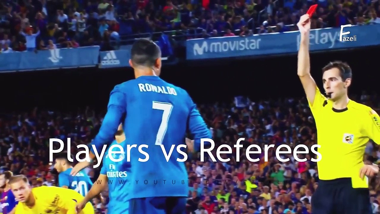 Players vs Referees Craziest Fights In Football History فيديو Dailymotion