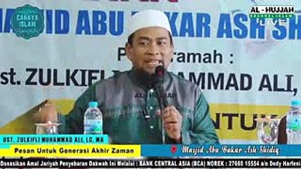 PERSIAPAN AKHIR ZAMAN !SL4M 4K4N BERKU4S4 JIK4 P0L!T!K DAN EKONOMI KU4T. USTADZ ZULKIFLI