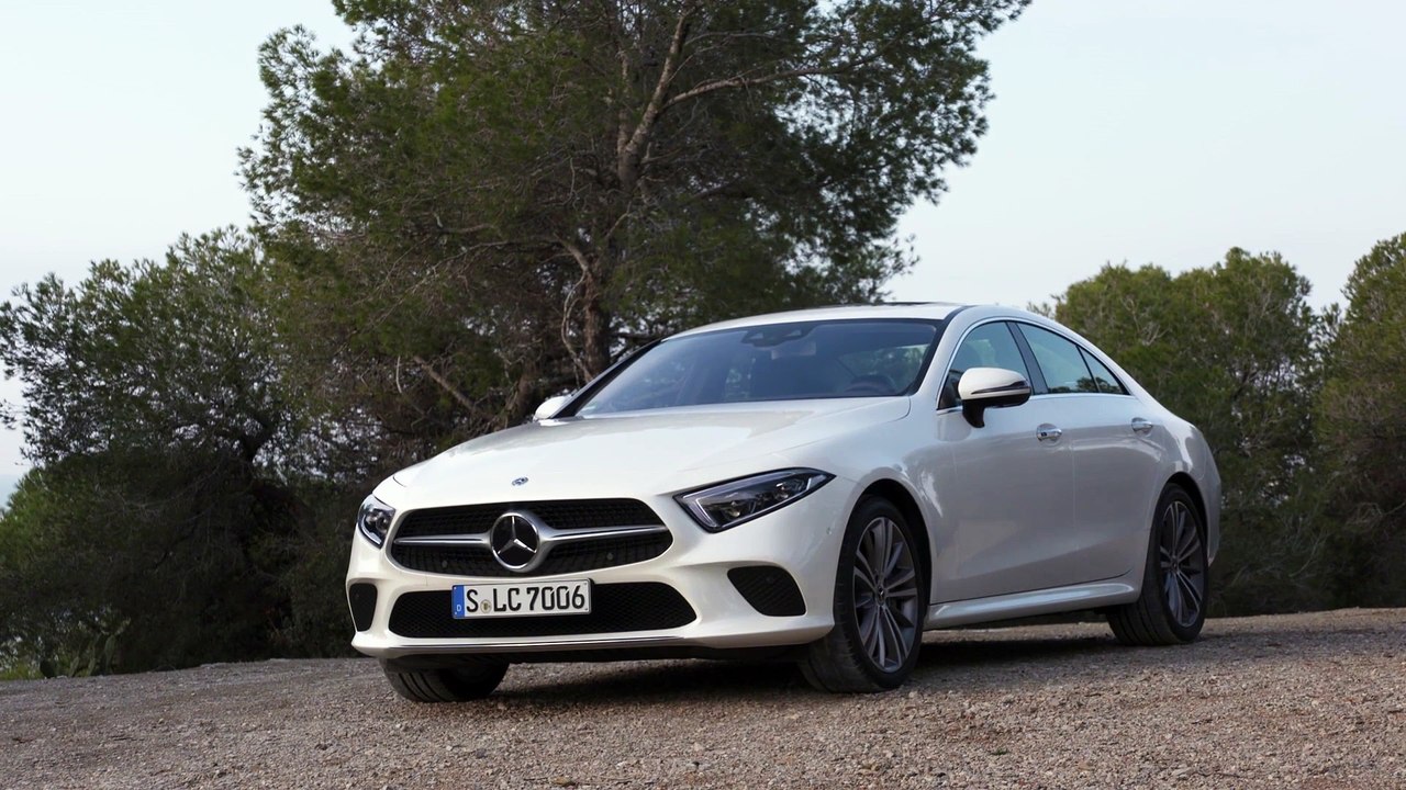 Mercedes-Benz CLS 350 d 4MATIC in White bright Exterior Design