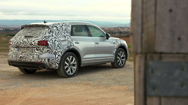 The all-new VW Touareg COVERT DRIVE SPAIN Design in Antimon Silver