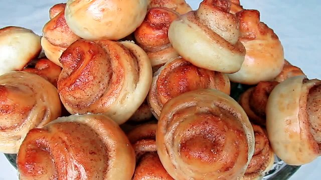 БУЛОЧКИ домашние с КОРИЦЕЙ! Рецепт булочек из ПОСТНОГО дрожжевого теста от kylinarik.ru
