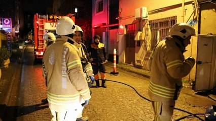 Restoranı yanan kadın gözyaşlarına hakim olamadı