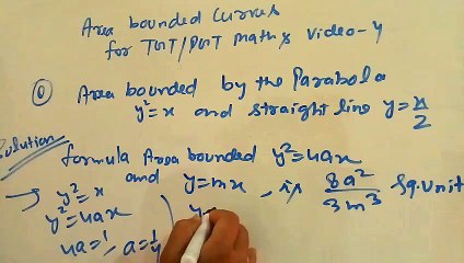 Area bounded curves for tgt/ pgt maths video 4