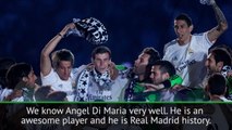Di Maria is awesome, but Real can withstand the pressure - Zidane