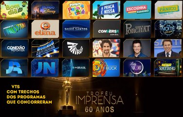 Troféu Imprensa 2018 - Alguns dos VTs dos concorrentes da premiação (04-03-18)