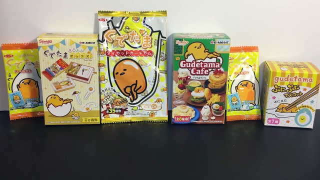 Gudetama Sanrio & Re-ment Japanese Blind Boxes & Bags Toy Opening