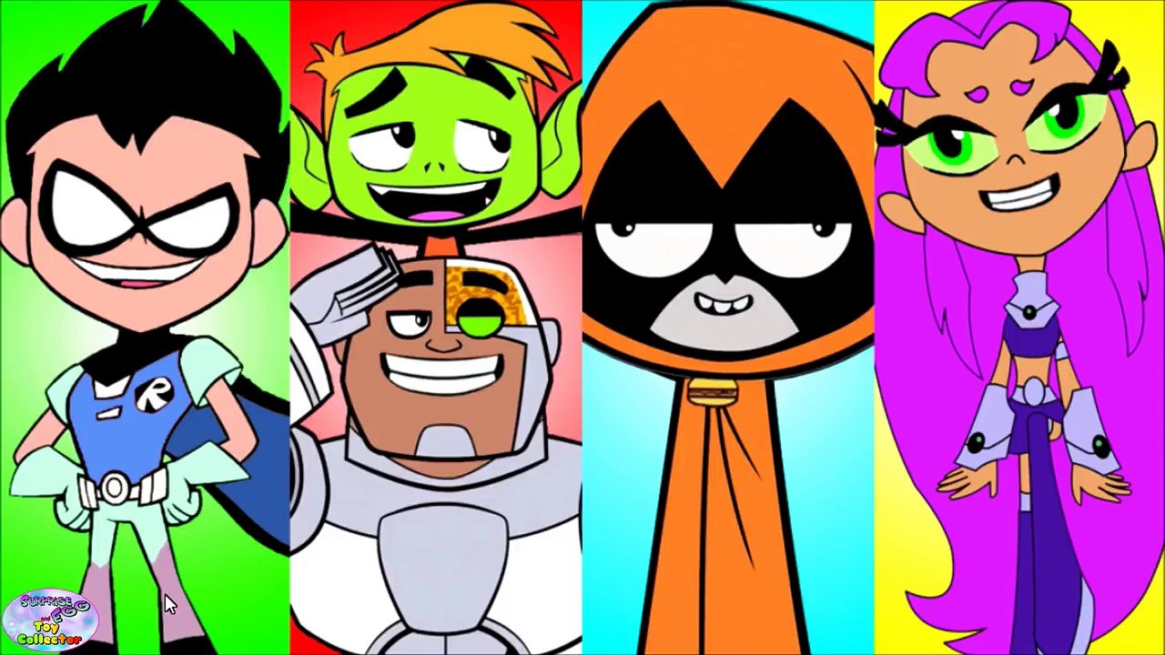 Teen Titans Go! Colors Of Raven Starfire Color Swap Transforms Surprise Egg and Toy Collector SETC