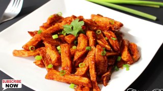 Chilli Potatoes Recipe | Potato Wedges Recipe | How to Make Chilli Potatoes | Nehas Cookhouse