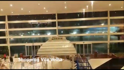 Download Video: Chuva causa transtornos em shoppings de Vila Velha