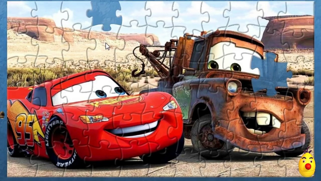 RAYO MACQUEEN Y MATE de pelicula Cars 2 Lightning puzzle game rompecabezas  / SORPRESAS SILVIA - video Dailymotion