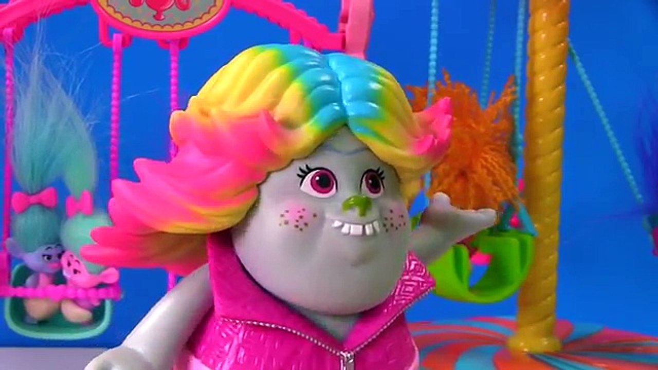 Dreamworks Trolls Movie Save the Baby Poppy Branch Trolls Game Disk Drop