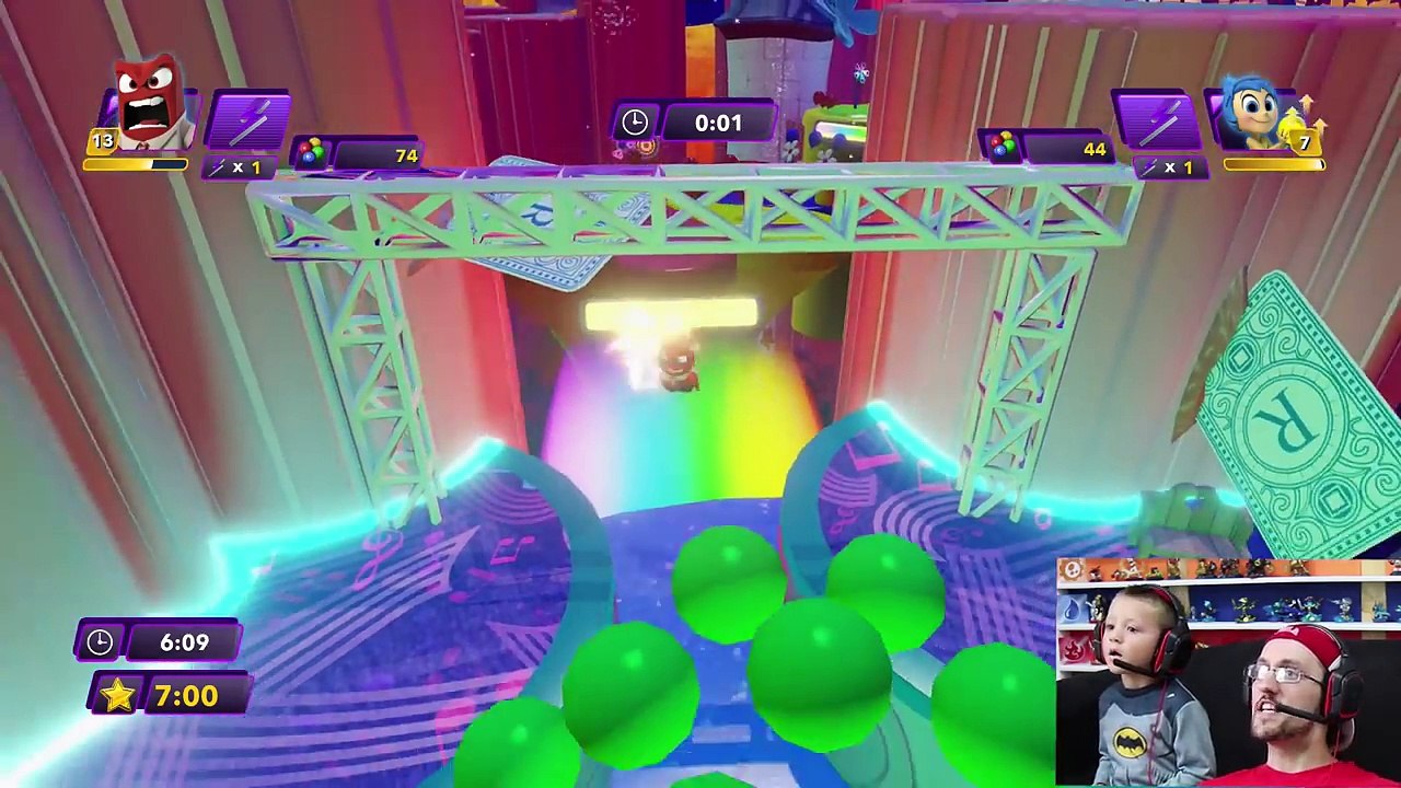 Lets Play DISNEY INFINITY 3.0 INSIDE OUT #1: Into the Minds I (FGTEEV Duddy & Chase Gameplay)