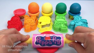 Sparkle Play Doh Balls Learn Colors Pororo the Little Penguin Molds The Powerpuff Girls Iron Man Toy