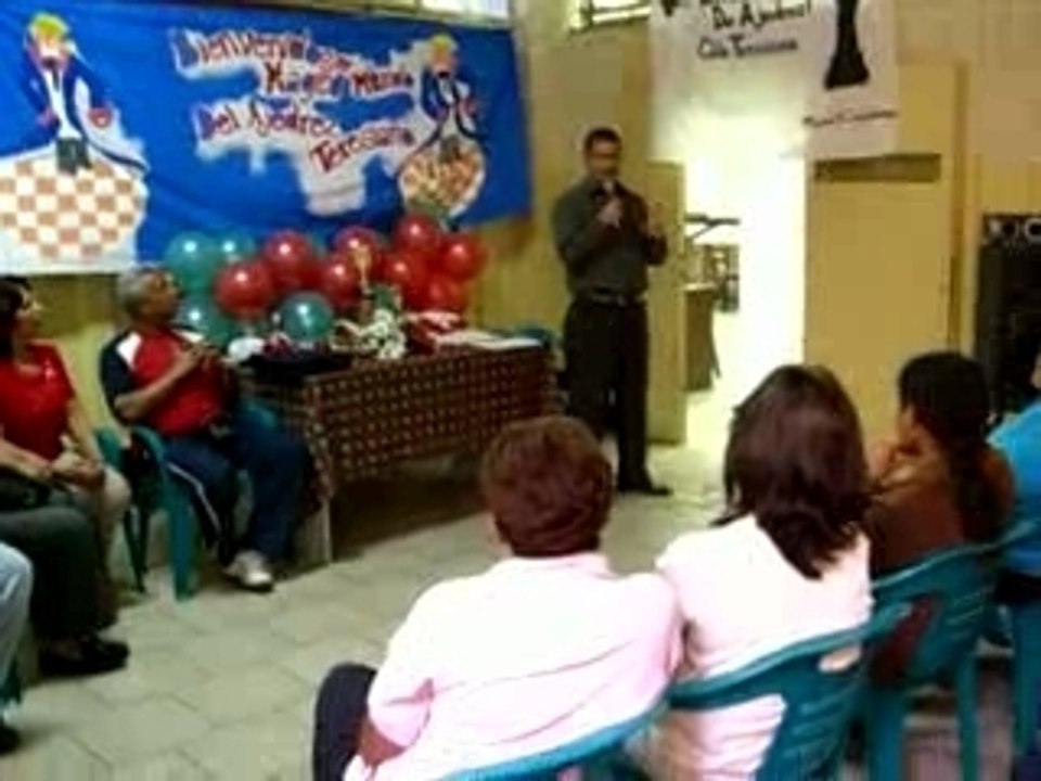 Apertura de la Premiación del Torneo de Ajedrez