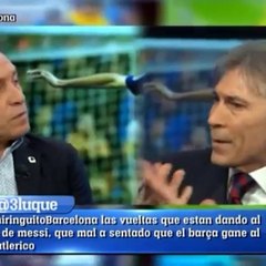 El Lobo Carrasco presume de tirar penaltis y queda retratado