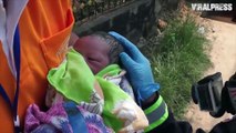 Newborn Baby Rescued After Being Abandoned On Roadside