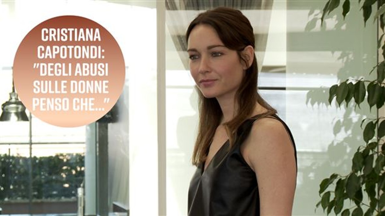 Cristiana Capotondi: 'Le donne devono cambiare'