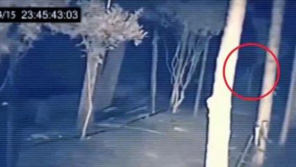 A Shadow Following A Boy Caught On CCTV Camera!! Mysterious Ghost Footage
