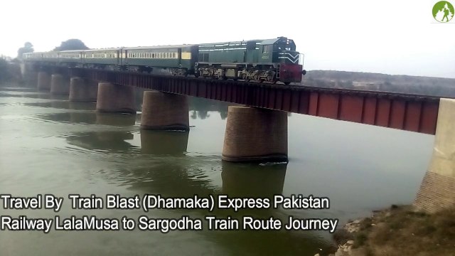 Travel by Train Pakistan Railway LalaMusa To Sargodha Railroad Journey 2018