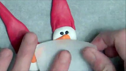 Snowman Santa Ornaments - Polymer Clay Tutorial