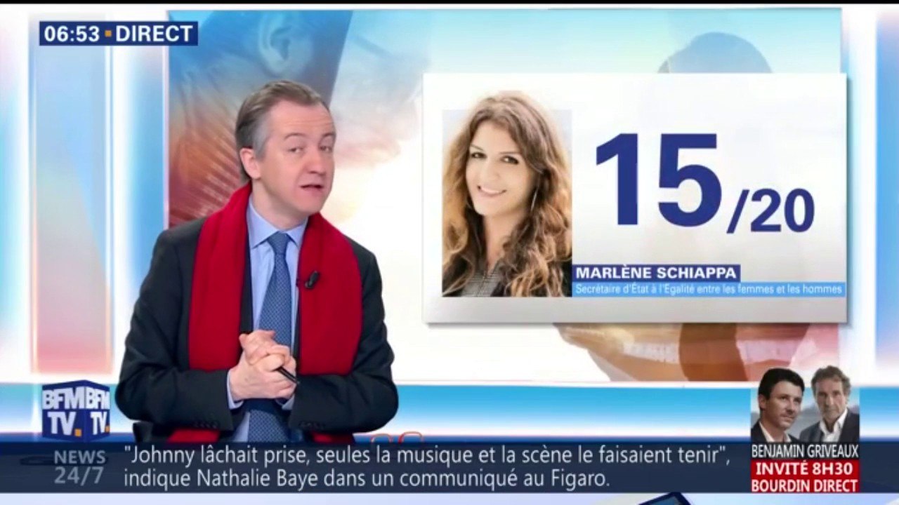 Christophe Barbier met 15/20 à Marlène Schiappa pour avoir fixé l'âge du consentement sexuel à 15 ans