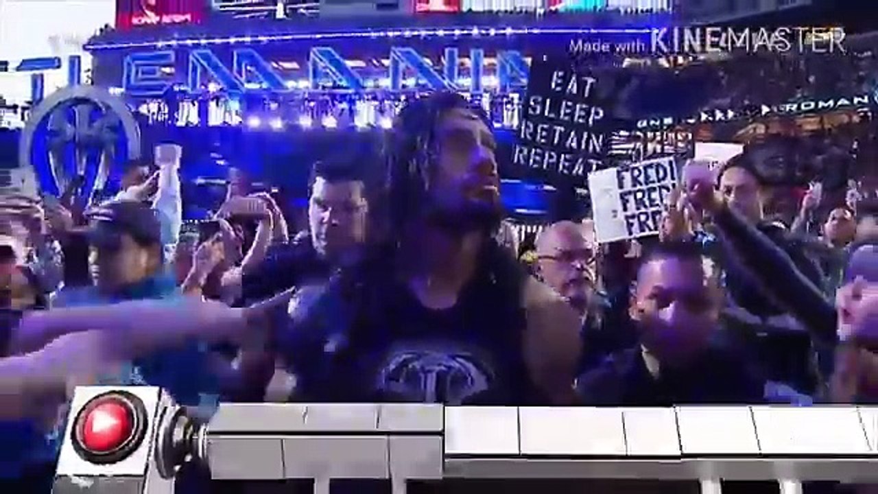 WWE Raw 5 March 2018 Brock Lesnar Vs Roman Reigns