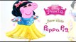 Peppa Pig Transforms into Disney Princess en español SE DISFRAZA Cinderella Snow White Disfraces