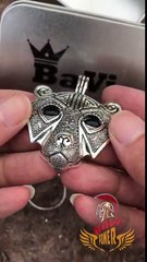 [BaviPower] Nordic Berserker Viking Bear Pendant and Hanmade King Chain Necklace