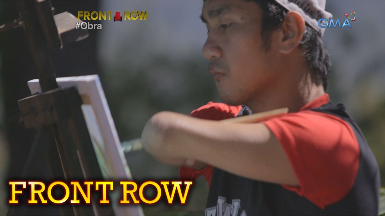 Front Row: Pintor na walang braso at paa, paano kaya nagagawa ang kanyang mga obra?