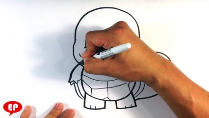 How to Draw Squirtle from Pokemon Go - Easy Pictures to Draw