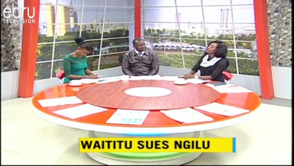 Governor Waititu Sues Charity Ngilu