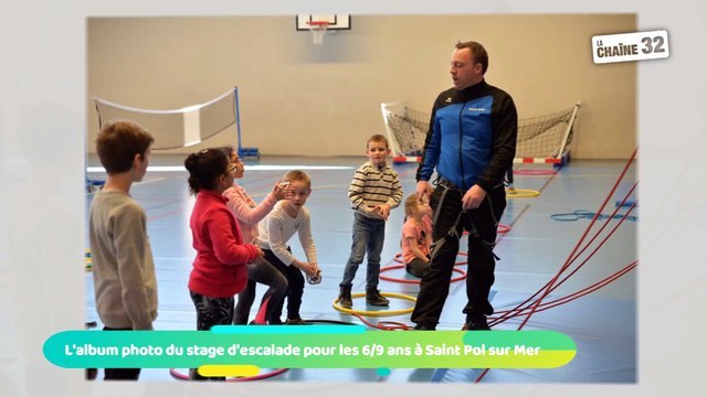 L'album photo du stage d'escalade pour les 6/9 ans à Saint Pol sur Mer