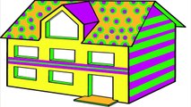 Renkleri Öğreniyorum | Ev Boyama Ve Ev Malzemeleri Boyama ( Oyun Hamuru Evi )