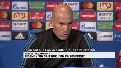 Infosport+ - PSG / Real Madrid - Conférence de presse Zinédine Zidane