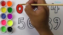 Como Dibujar y Colorear Los Números - Aprende Los Números y Colores - Dibujos Para Niños / FunKeep
