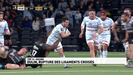 Top 14 - Rupture des ligaments pour Dulin