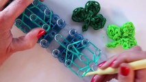 Rainbow Loom Shamrock Clover Charm for Saint Patricks Day