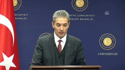 Dışişleri Bakanlığı Sözcüsü Aksoy: 'Bizi eleştiren ülkelerin omzumuzdaki yükü hafifletmeye yönelik adımlar atmasını bekliyoruz' - ANKARA