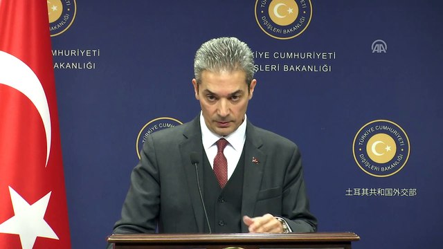 Dışişleri Bakanlığı Sözcüsü Aksoy: 'PYD eş başkanının teslim edilmesi için çabalarımızı sürdüreceğiz' - ANKARA
