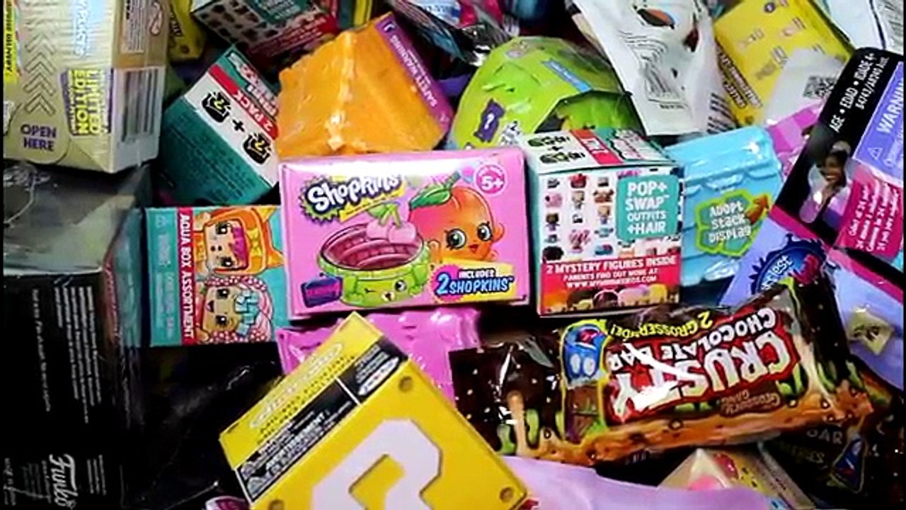 Random Blind Bag Box Episode #105 - My Mini Mixie Qs, Shopkins Plush, Tsum Tsum, LPS