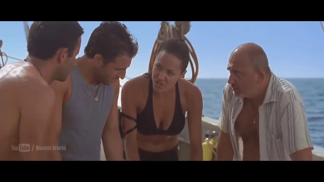 Angelina Jolie Water Boat Riding Scene _ Lara Croft Tomb Raider_ The Cradle of L