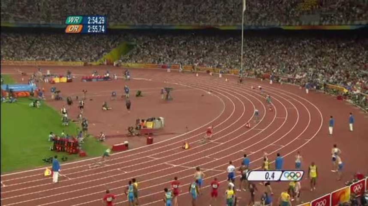 La Belgique 5e du relais 4X400 aux JO 2008
