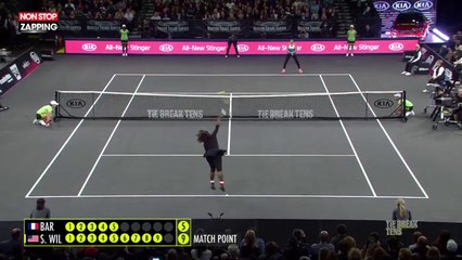 Marion Bartoli de retour, elle joue un match contre Serena Williams (vidéo)