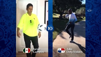 Putin, Dünya Kupası'na 100 gün kala Kremlin’de top sektirdi