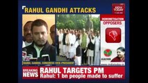 Rahul Gandhi Attacks PM Modi Over Not Attending Parliament Session